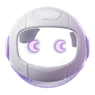 Agente de IA con visor luminoso